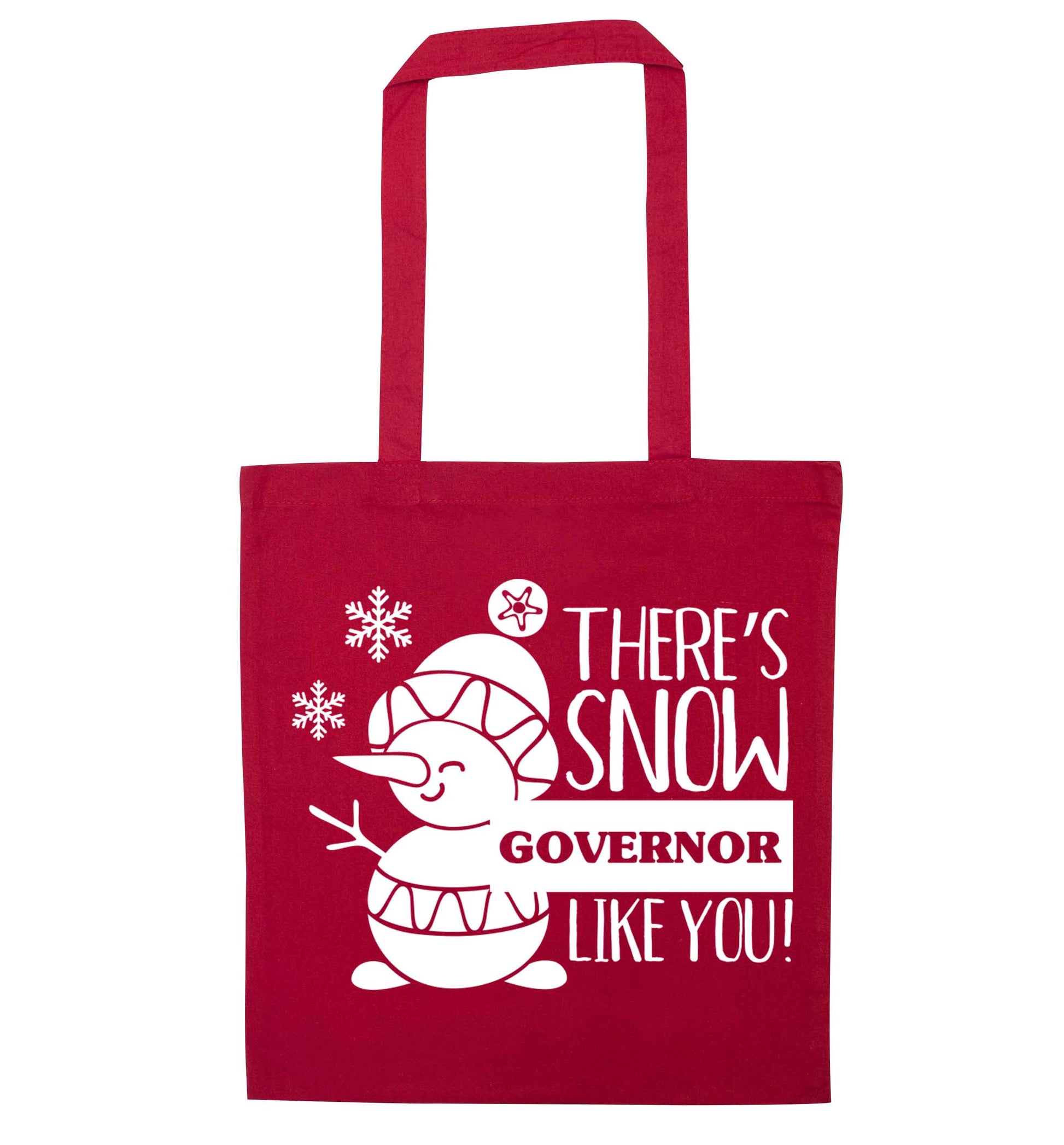 There's snow governor like you red tote bag