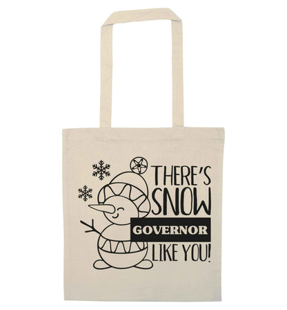 There's snow governor like you natural tote bag