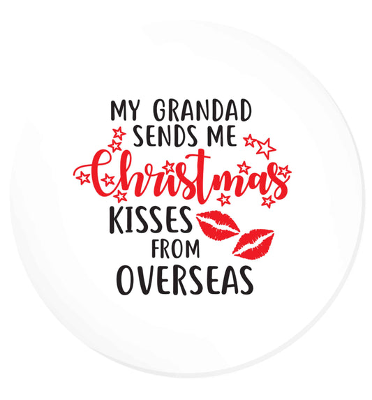 Grandad Christmas Kisses Overseas | Magnet