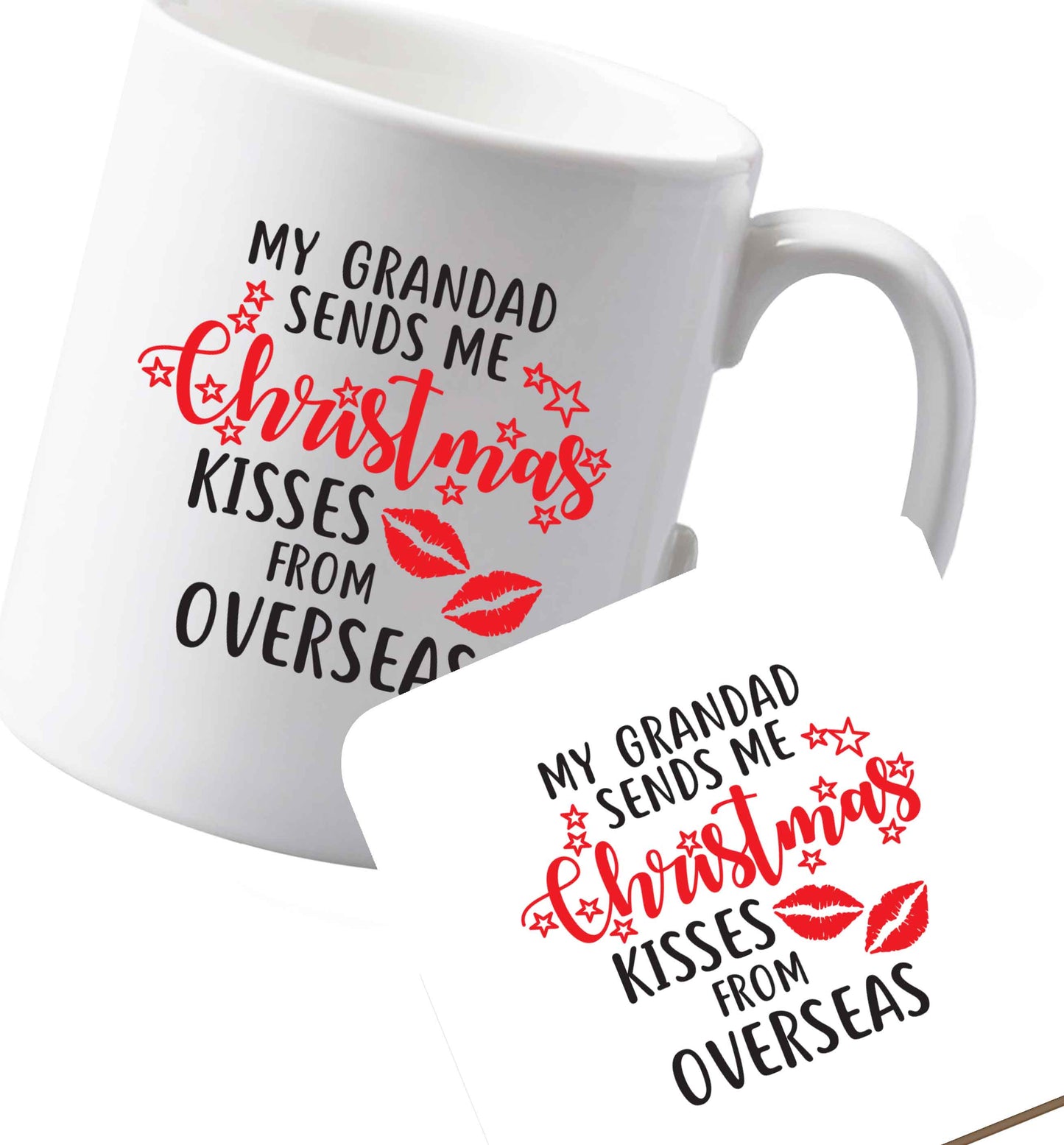 10 oz Ceramic mug and coaster Favourite Type Pan Pancake both sides
