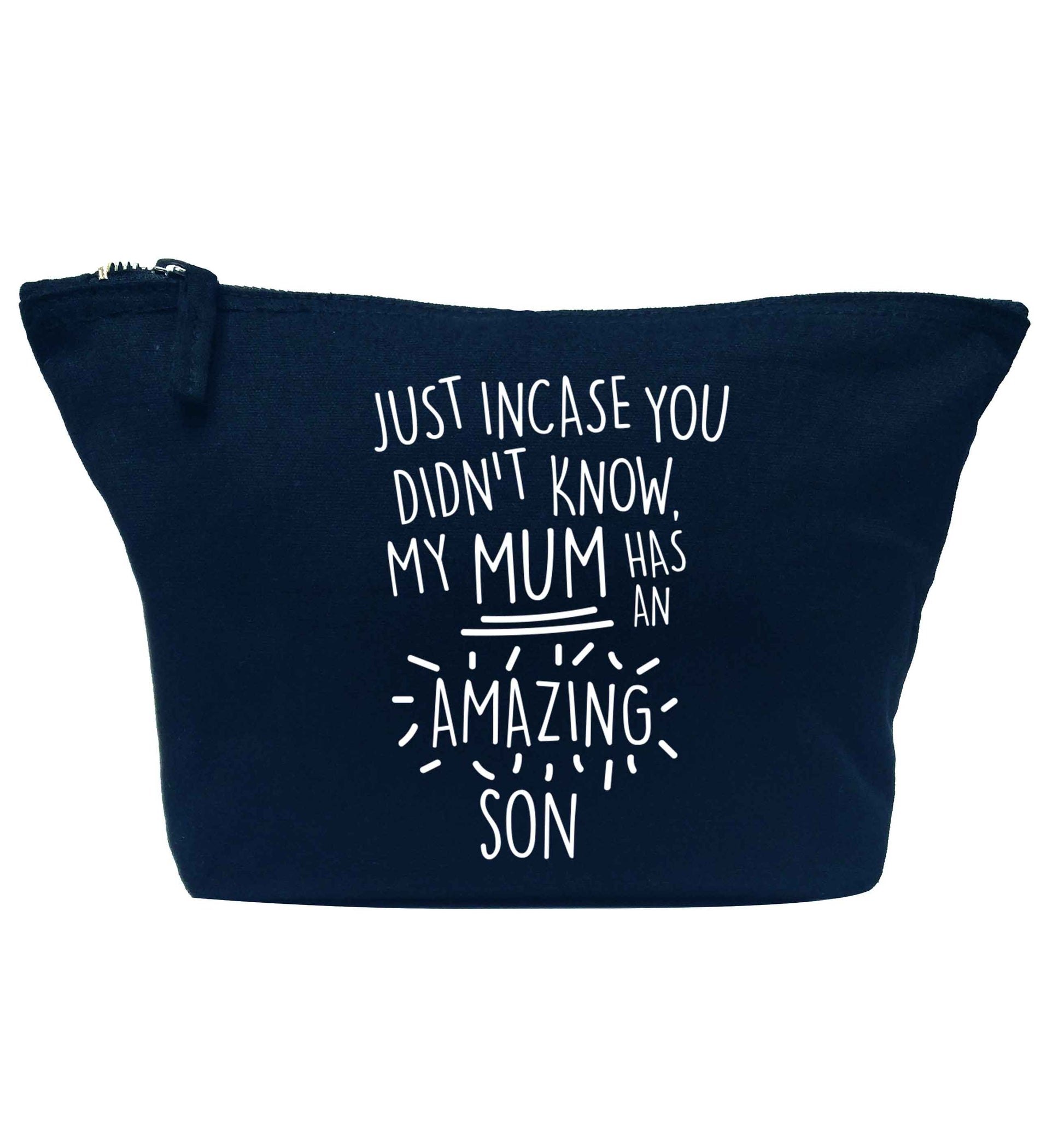 Just incase you didn't know my mum has an amazing son navy makeup bag