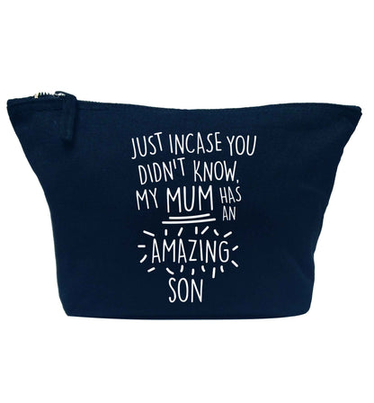 Just incase you didn't know my mum has an amazing son navy makeup bag