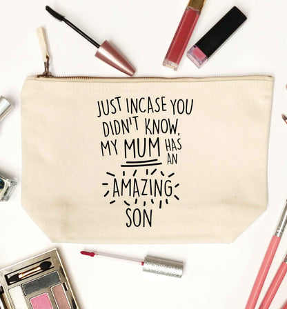 Just incase you didn't know my mum has an amazing son natural makeup bag