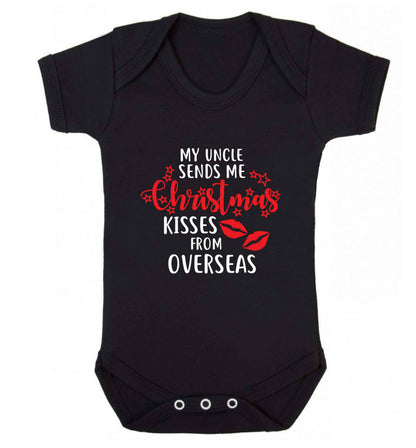 Brother Christmas Kisses Overseas baby vest black 18-24 months