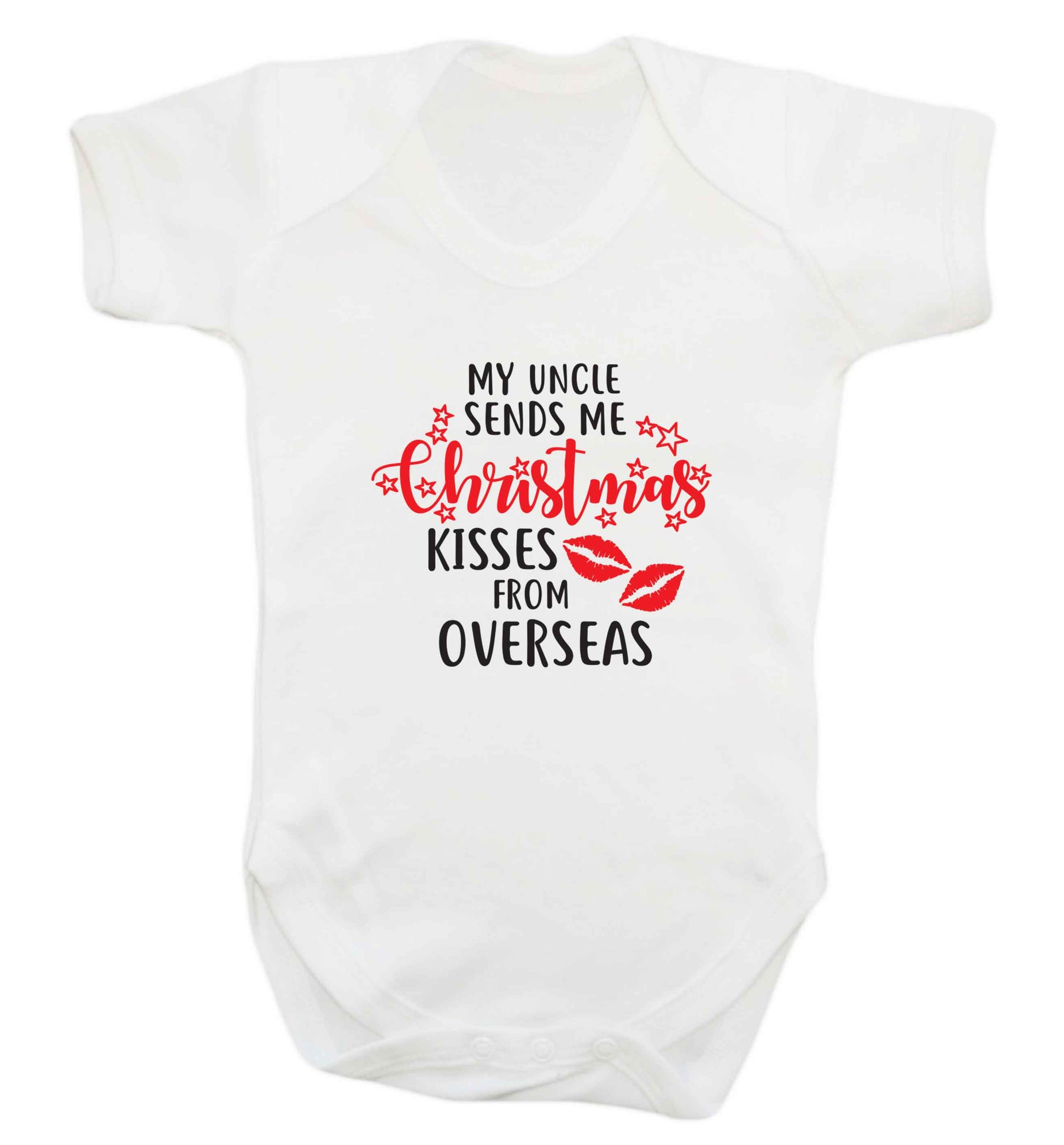 Brother Christmas Kisses Overseas baby vest white 18-24 months