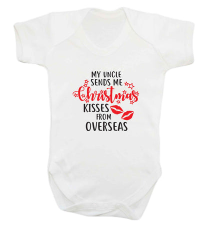 Brother Christmas Kisses Overseas baby vest white 18-24 months