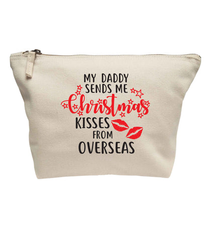 Daddy Christmas Kisses Overseas | Makeup / wash bag