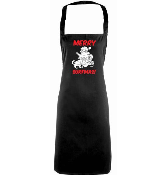 Daddy Christmas Kisses Overseas adults black apron