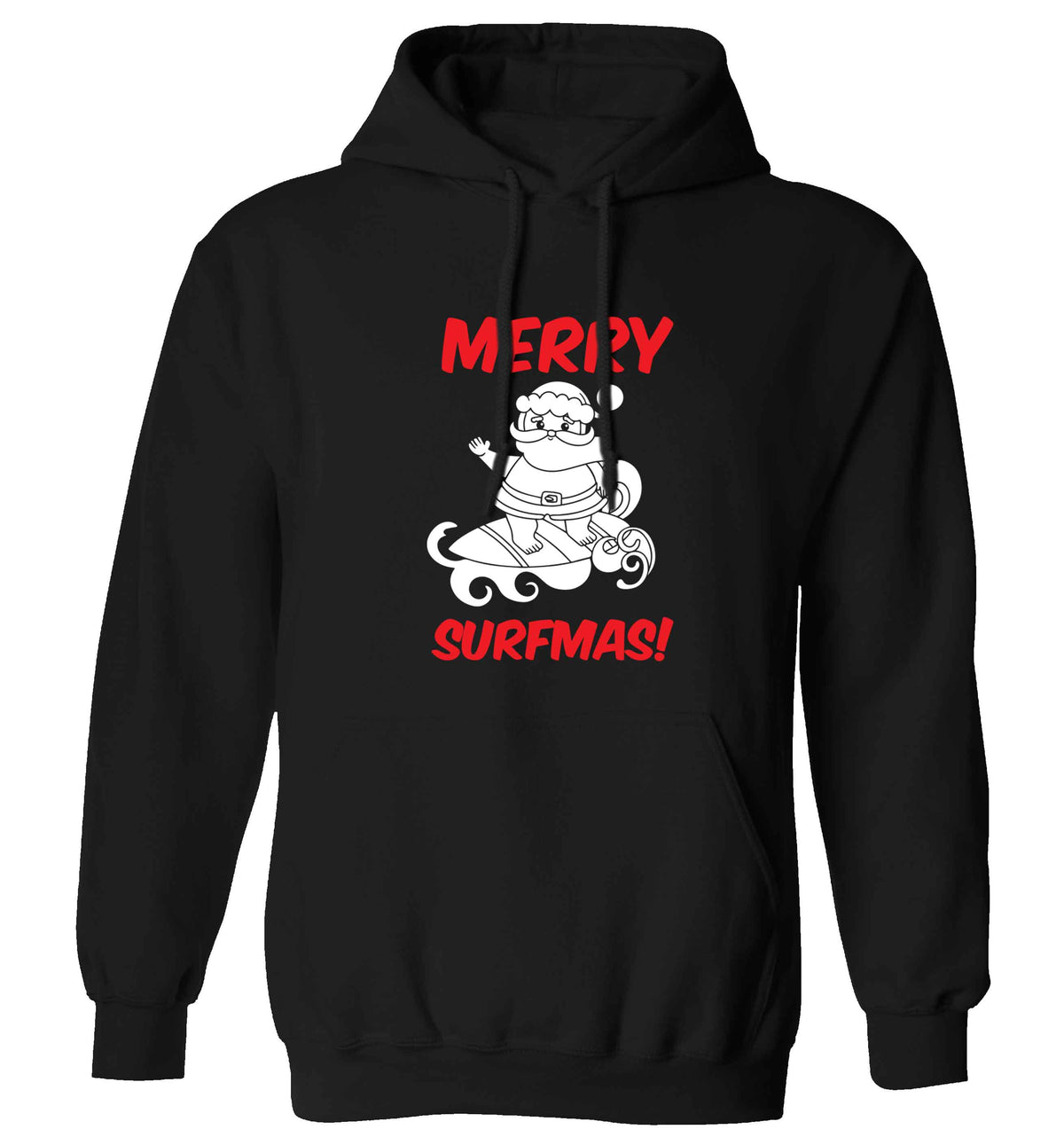 Daddy Christmas Kisses Overseas adults unisex black hoodie 2XL