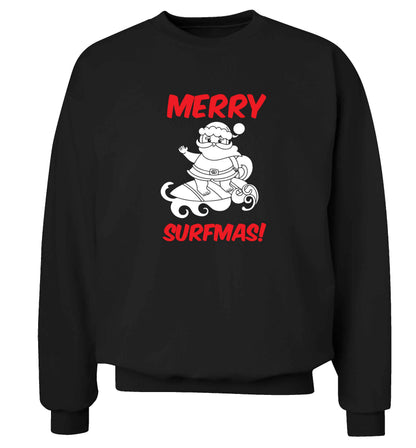 Daddy Christmas Kisses Overseas adult's unisex black sweater 2XL
