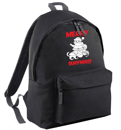 Daddy Christmas Kisses Overseas black adults backpack