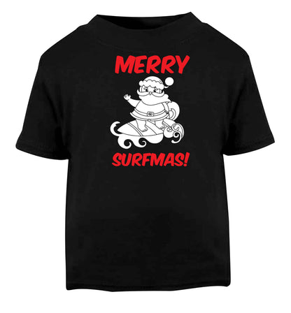 Daddy Christmas Kisses Overseas Black baby toddler Tshirt 2 years