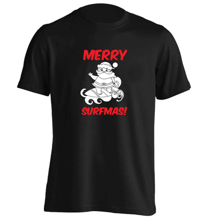 Daddy Christmas Kisses Overseas adults unisex black Tshirt 2XL