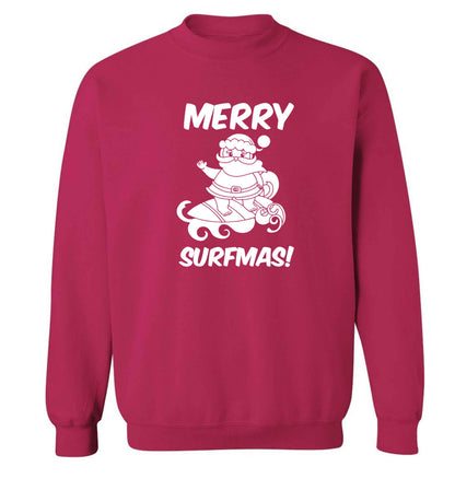 Daddy Christmas Kisses Overseas adult's unisex pink sweater 2XL