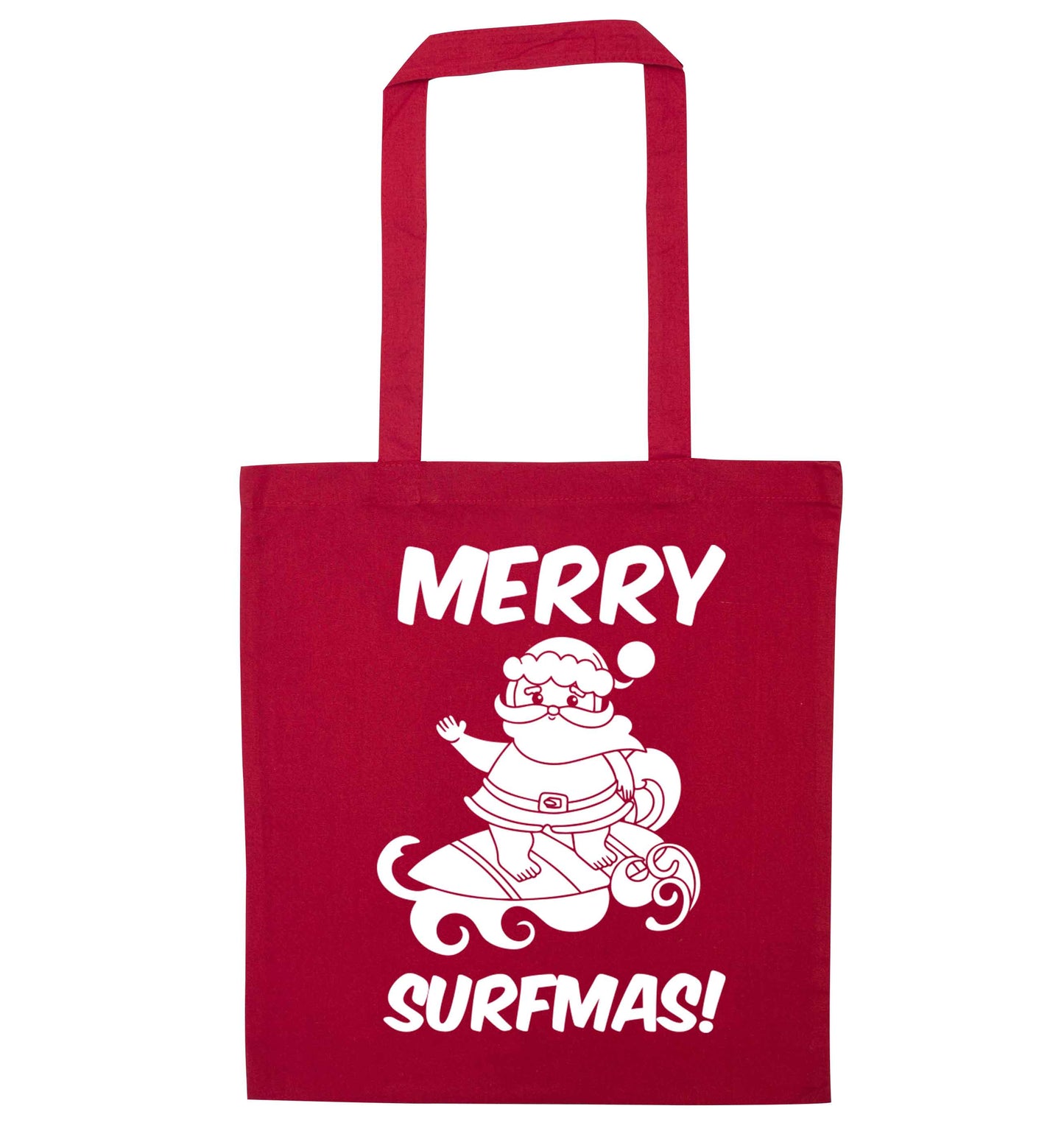 Daddy Christmas Kisses Overseas red tote bag