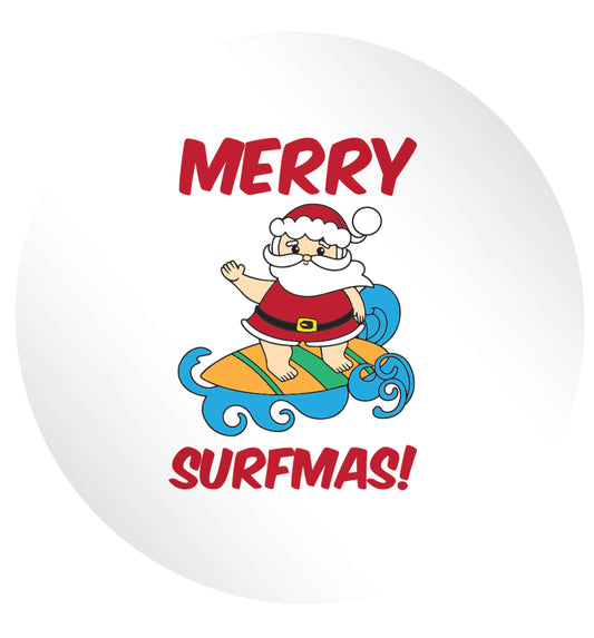 Daddy Christmas Kisses Overseas 24 @ 45mm matt circle stickers