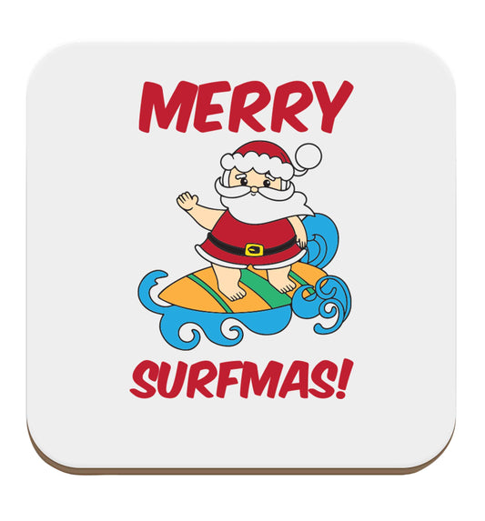 Daddy Christmas Kisses Overseas set of four coasters