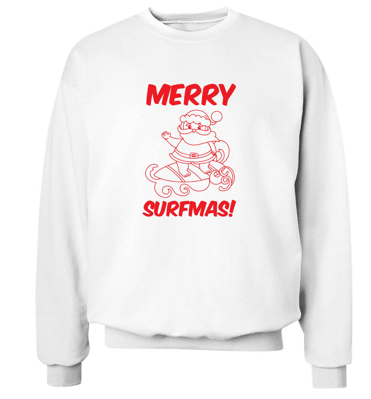 Daddy Christmas Kisses Overseas adult's unisex white sweater 2XL