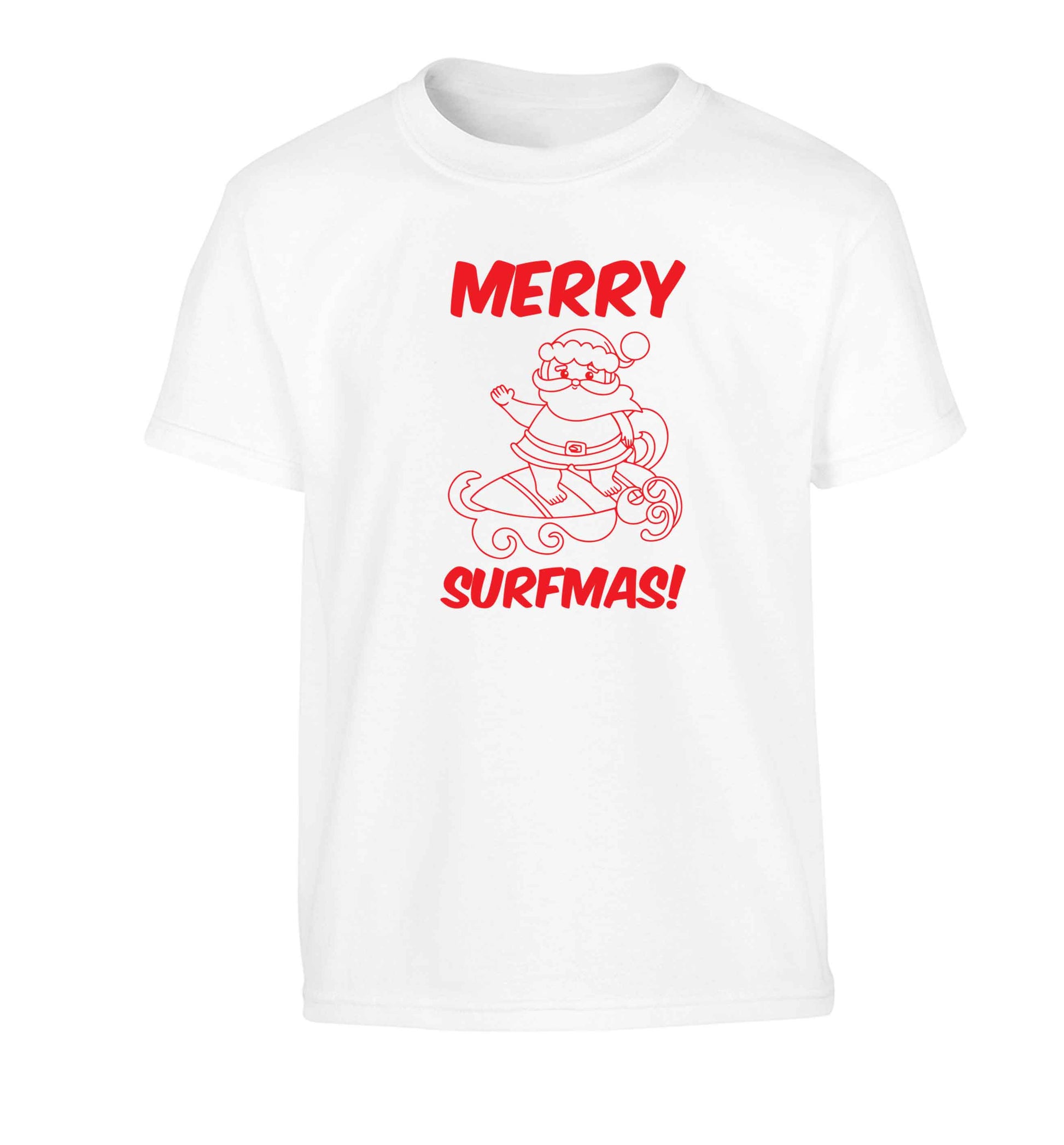 Daddy Christmas Kisses Overseas Children's white Tshirt 12-13 Years