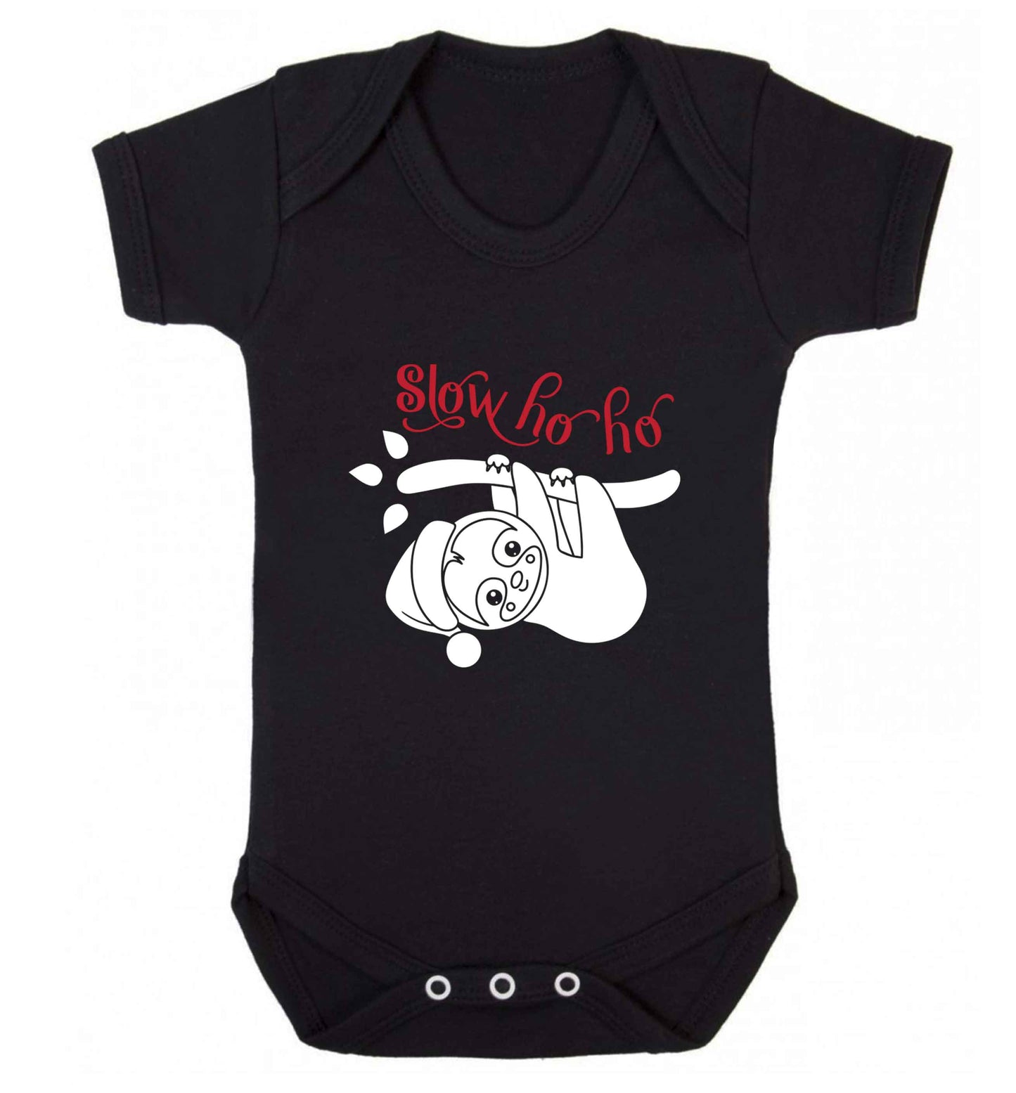 Slow Ho Ho baby vest black 18-24 months