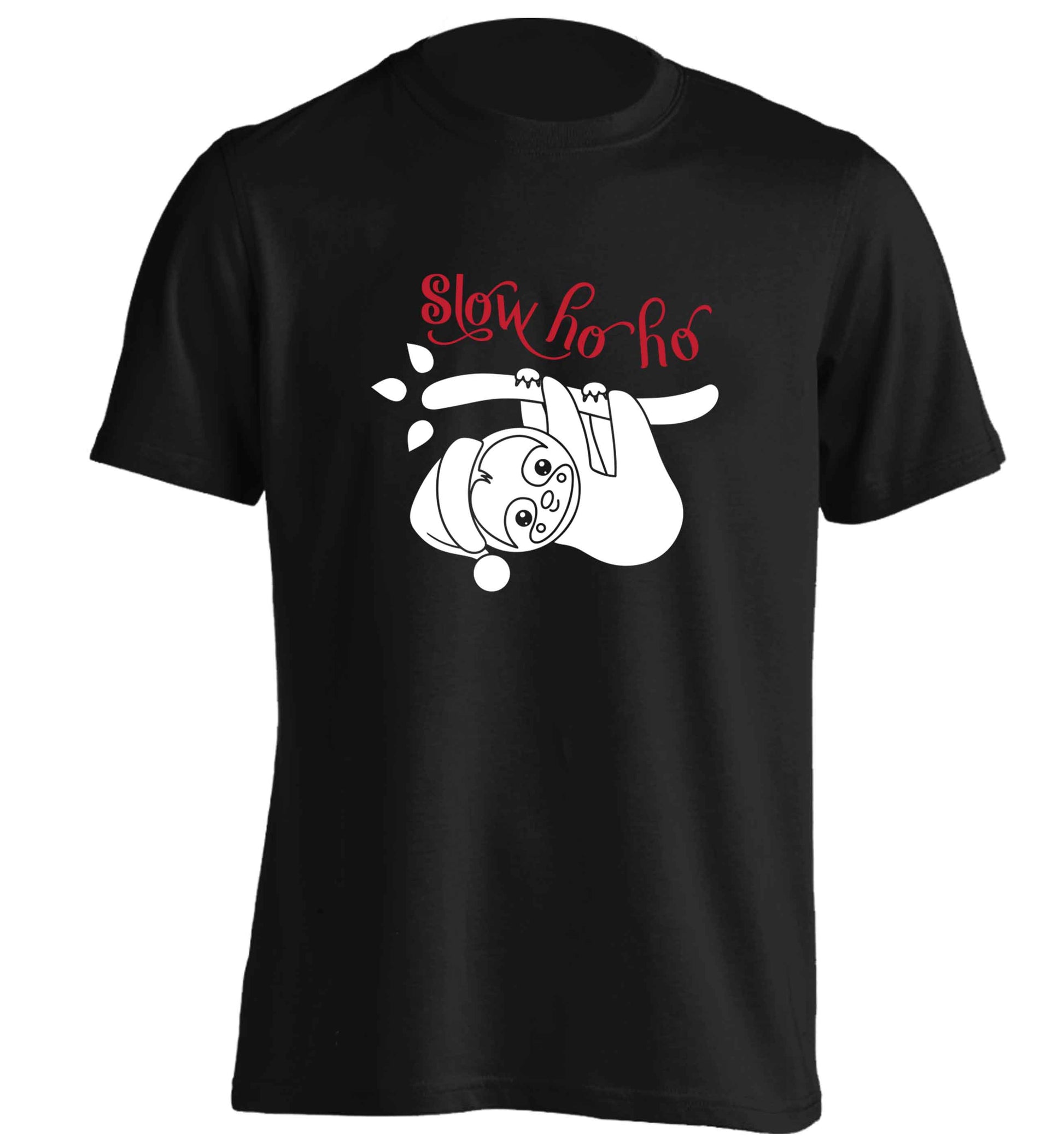 Slow Ho Ho adults unisex black Tshirt 2XL
