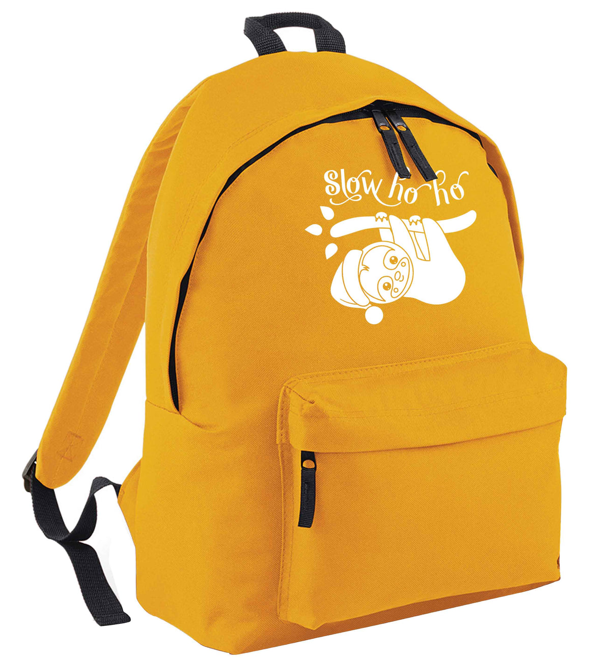 Slow Ho Ho mustard adults backpack