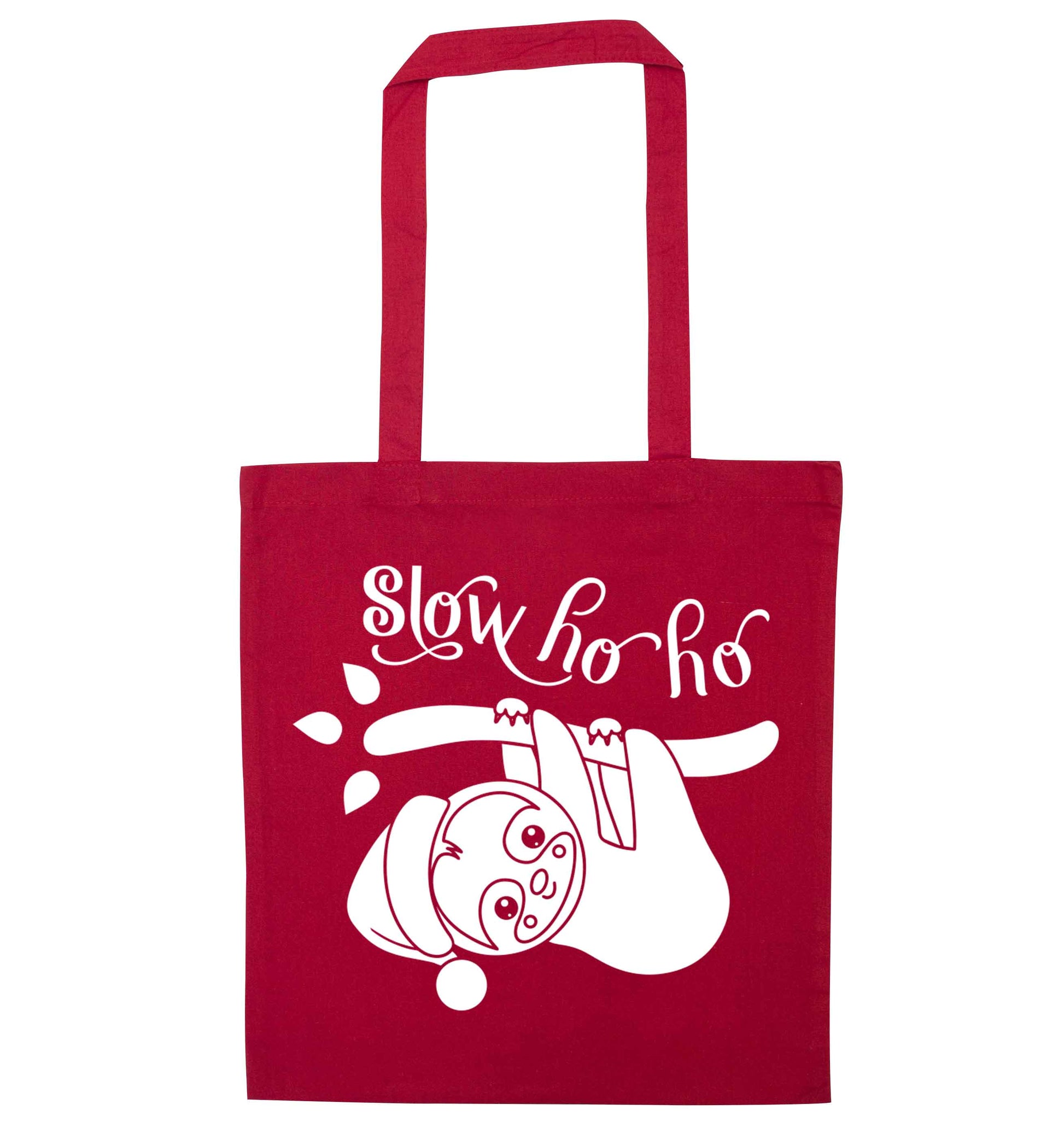 Slow Ho Ho red tote bag