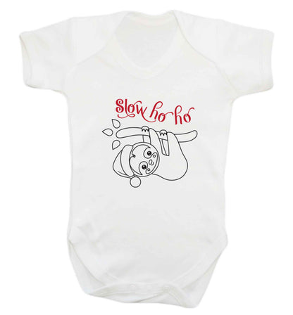 Slow Ho Ho baby vest white 18-24 months