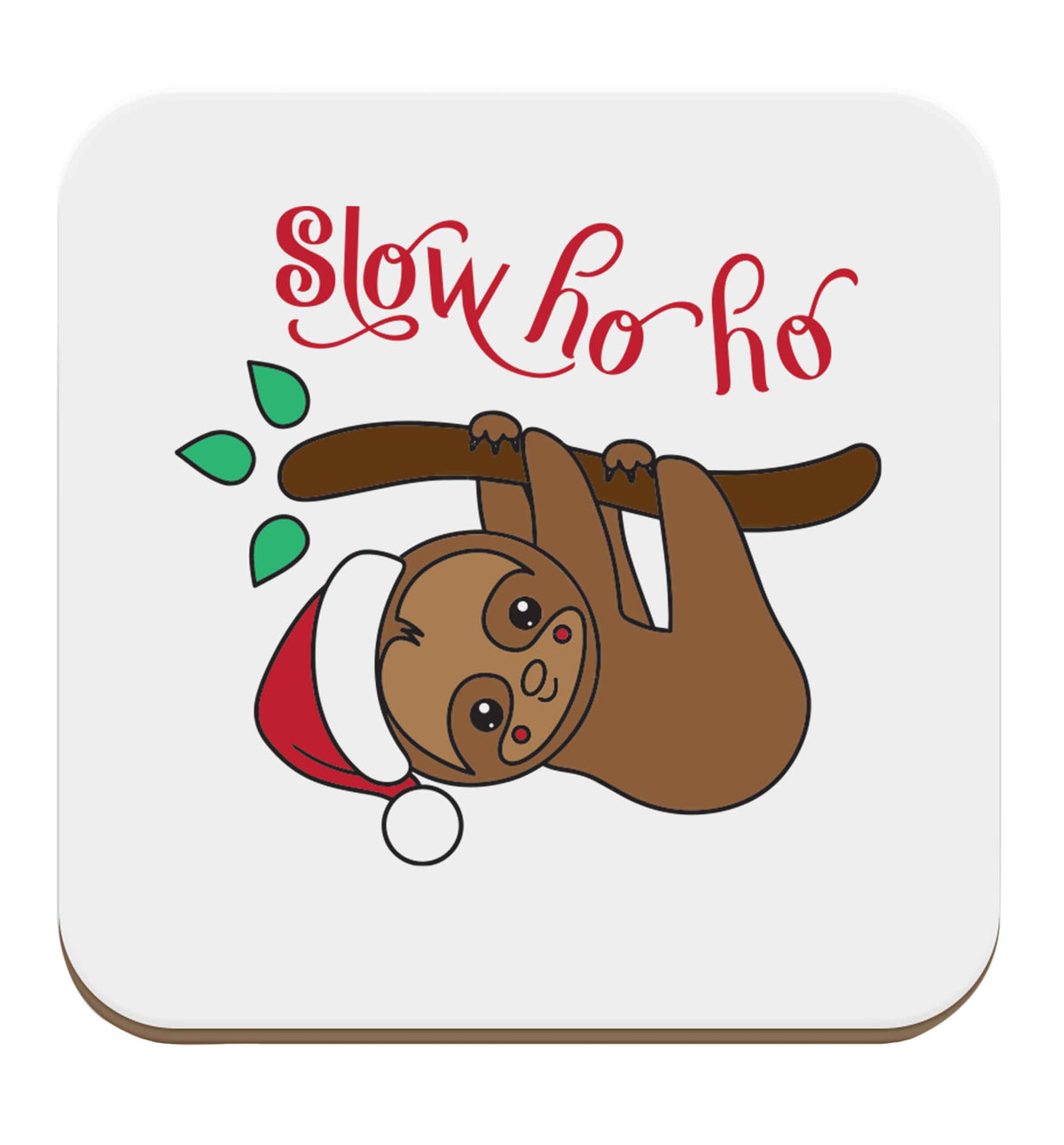 Slow Ho Ho set of four coasters