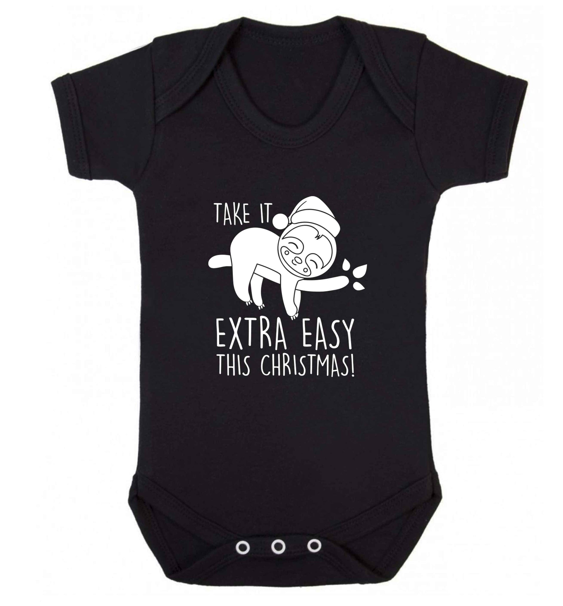Slow Ho Ho baby vest black 18-24 months