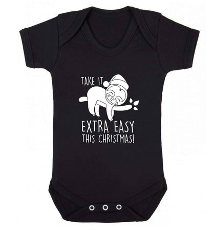 Slow Ho Ho baby vest black 18-24 months