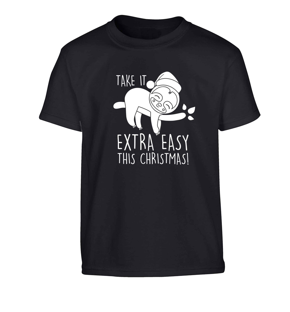 Slow Ho Ho Children's black Tshirt 12-13 Years