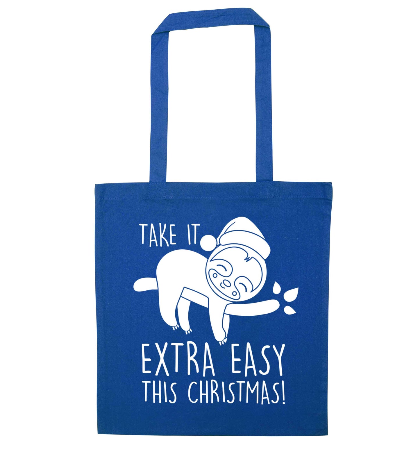 Slow Ho Ho blue tote bag