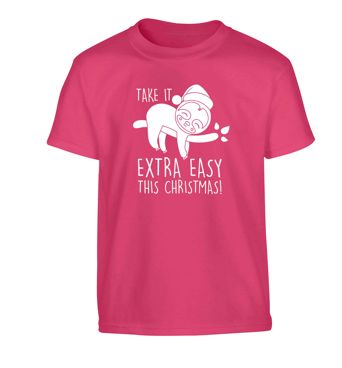 Slow Ho Ho Children's pink Tshirt 12-13 Years