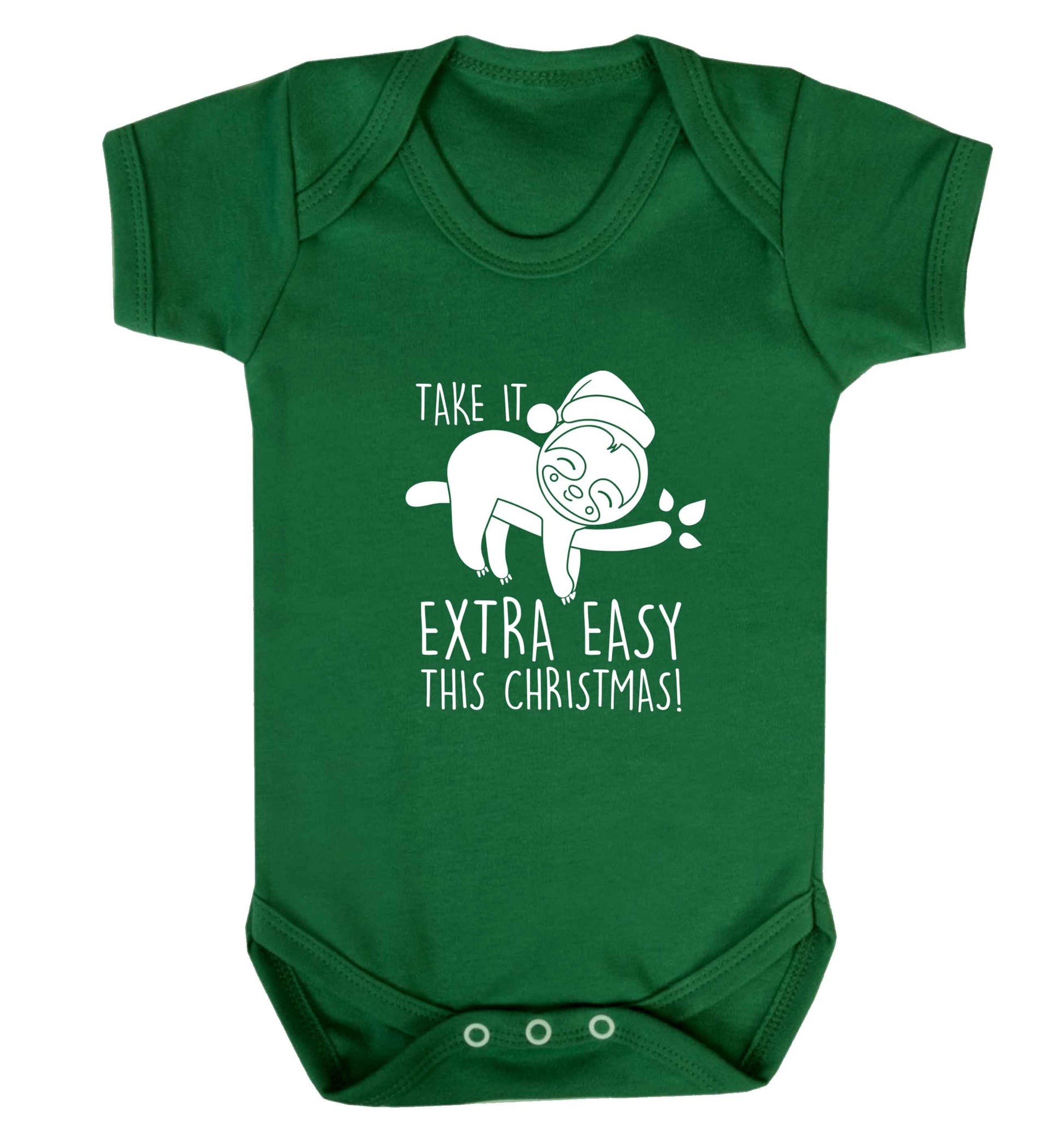 Slow Ho Ho baby vest green 18-24 months