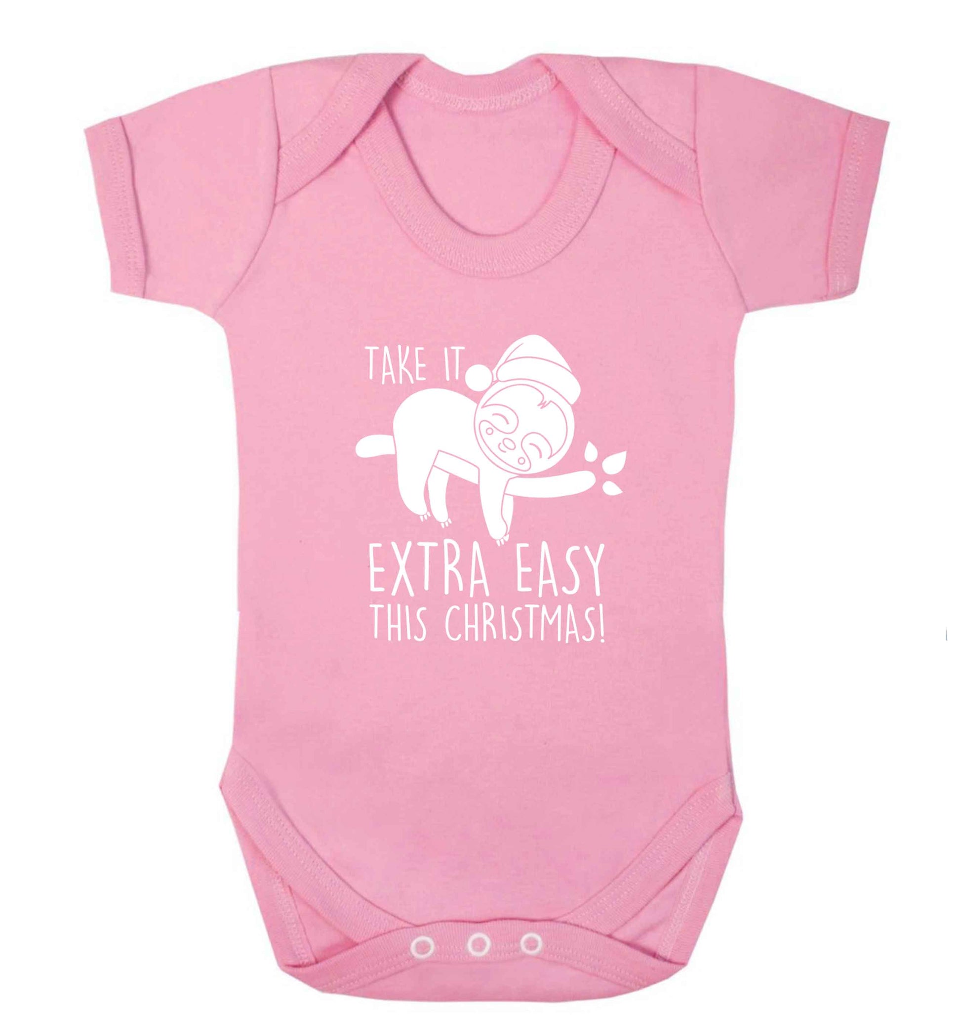 Slow Ho Ho baby vest pale pink 18-24 months