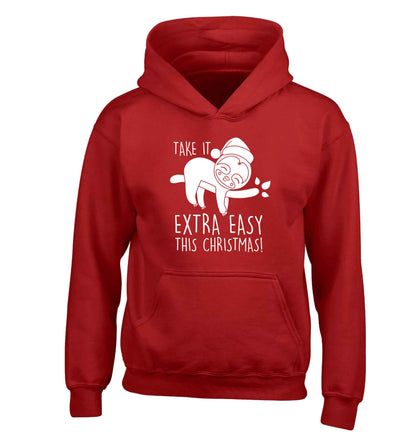 Slow Ho Ho children's red hoodie 12-13 Years