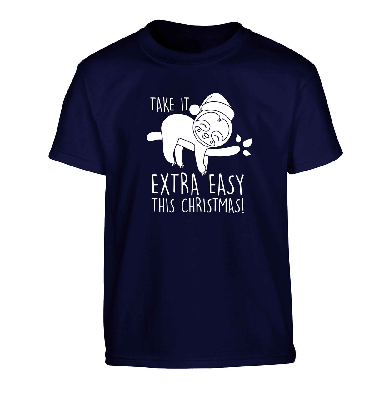 Slow Ho Ho Children's navy Tshirt 12-13 Years