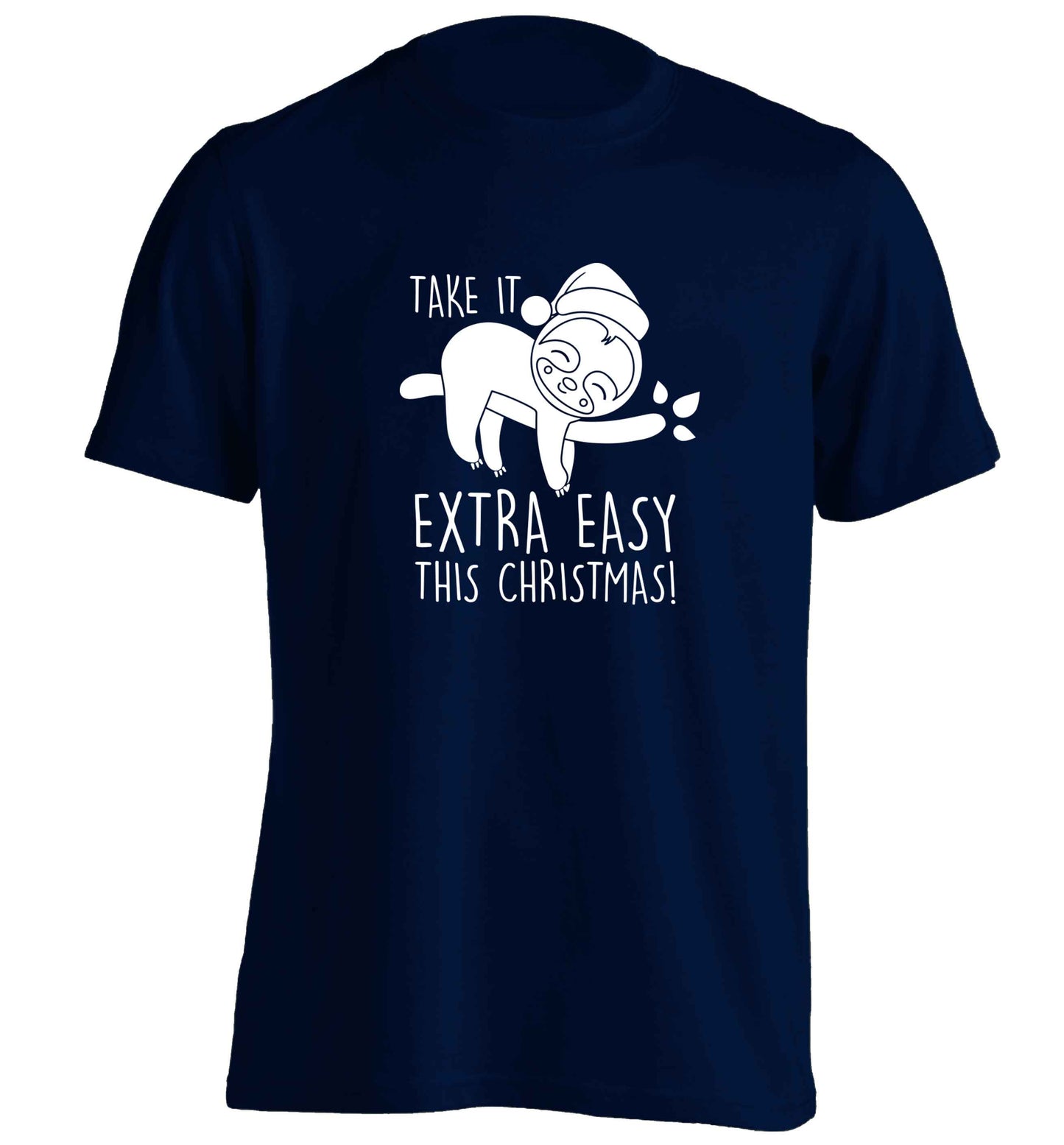 Slow Ho Ho adults unisex navy Tshirt 2XL