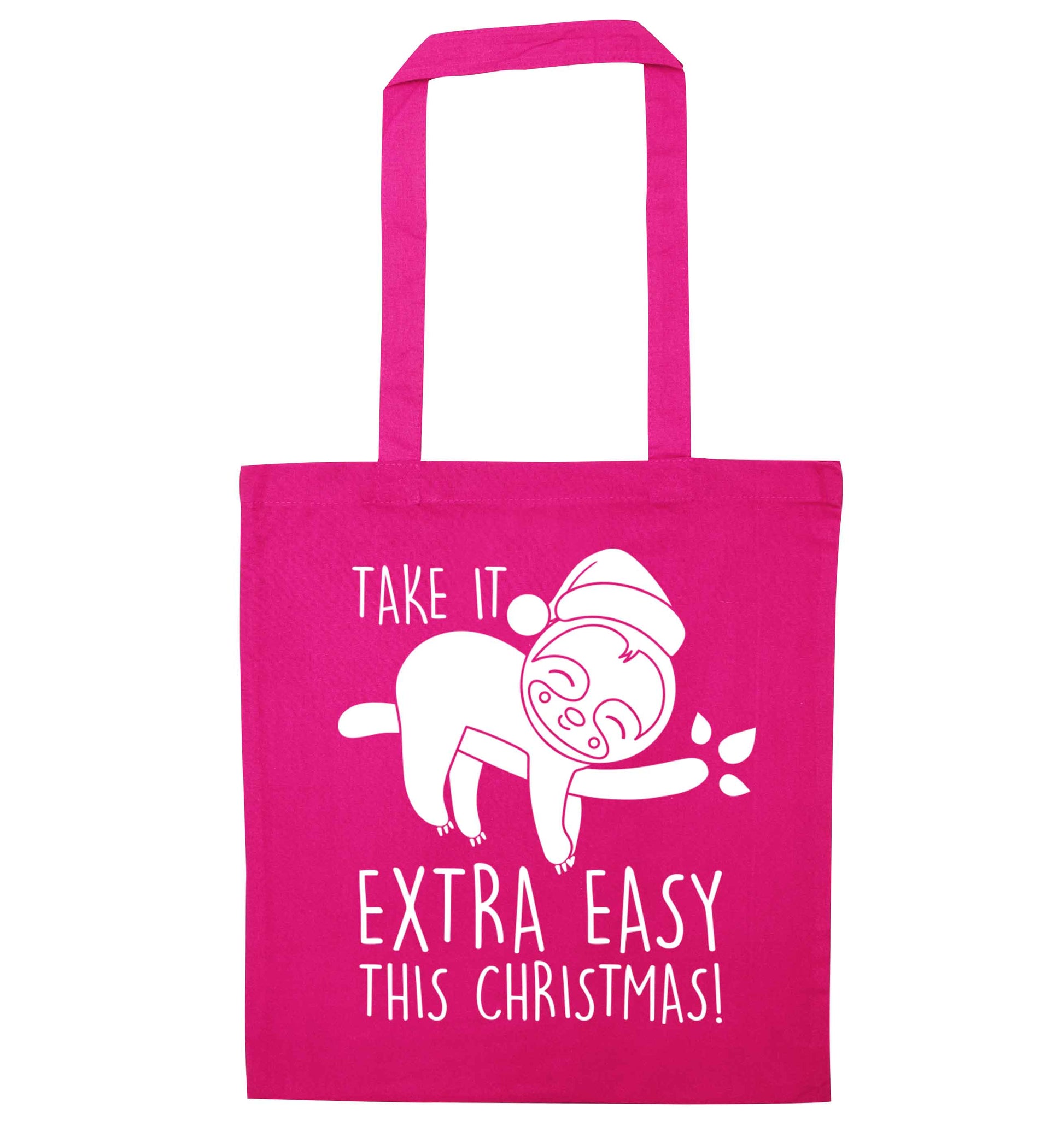 Slow Ho Ho pink tote bag