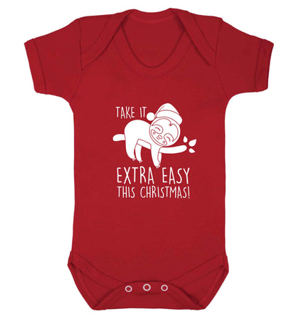 Slow Ho Ho baby vest red 18-24 months