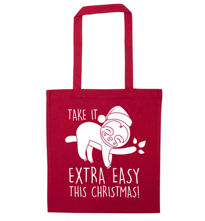Slow Ho Ho red tote bag