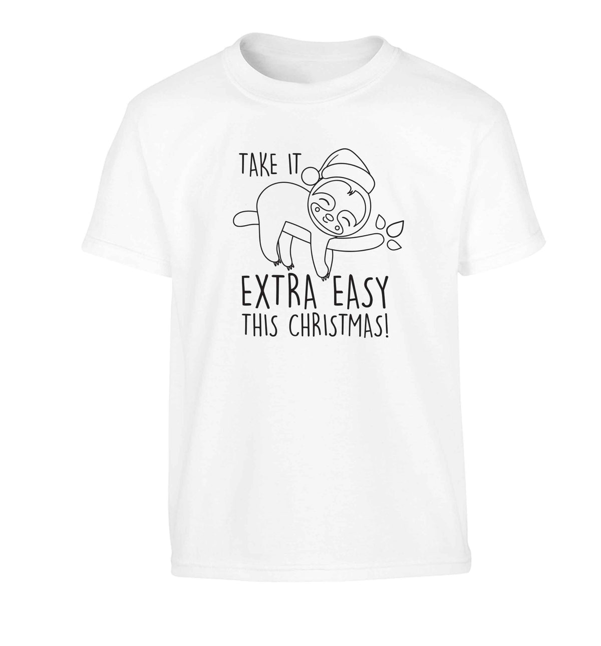 Slow Ho Ho Children's white Tshirt 12-13 Years