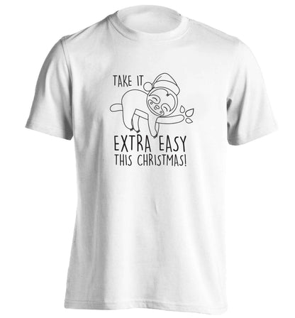 Slow Ho Ho adults unisex white Tshirt 2XL