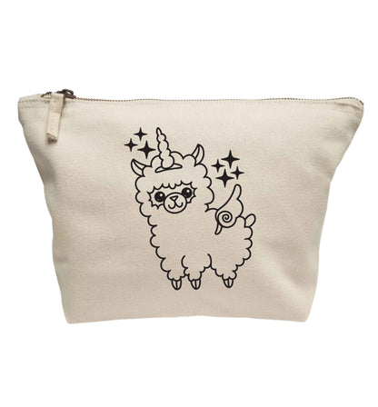 Llamacorn llama unicorn | Makeup / wash bag