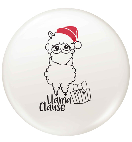 Llama Clause small 25mm Pin badge