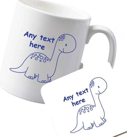 10 oz Ceramic mug and coaster Favourite Type Pan Pancake both sides