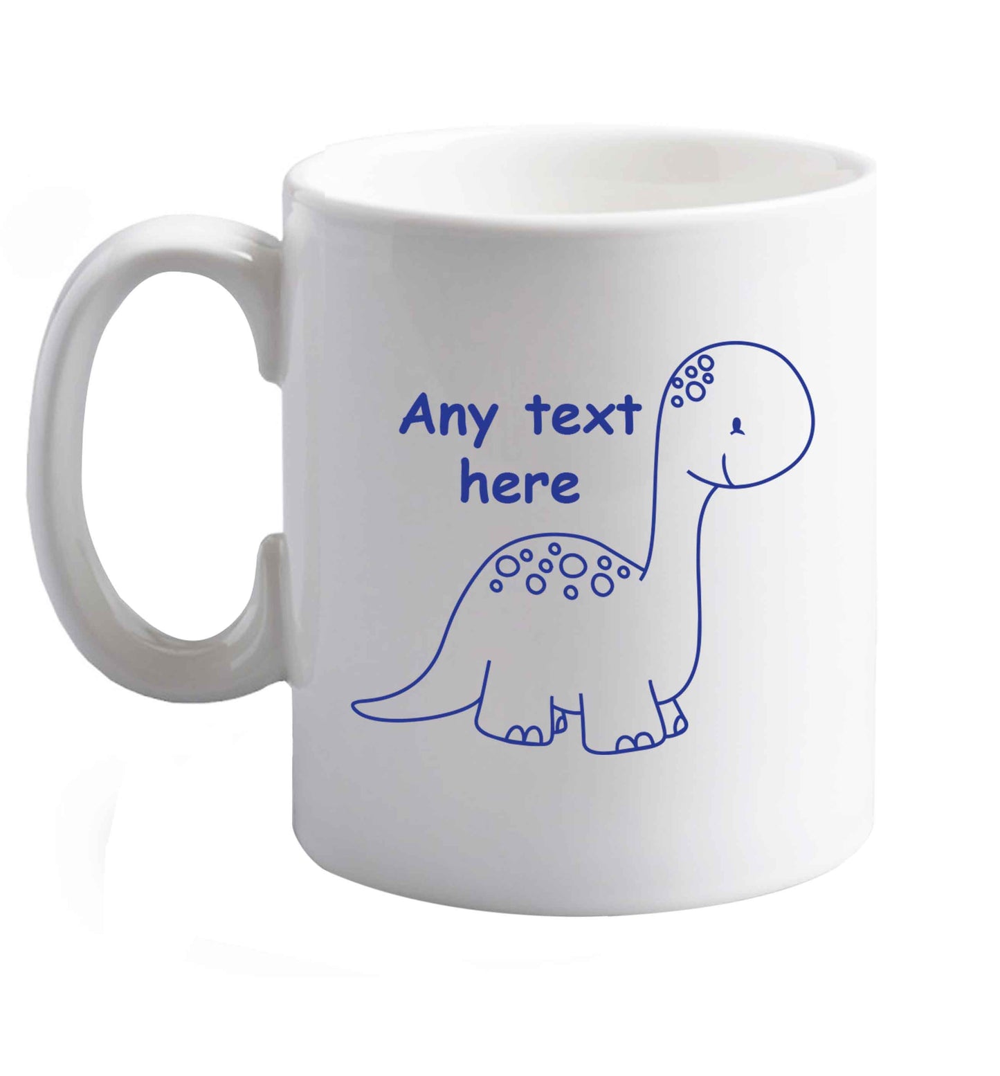 10 oz Favourite Type Pan Pancake ceramic mug right handed