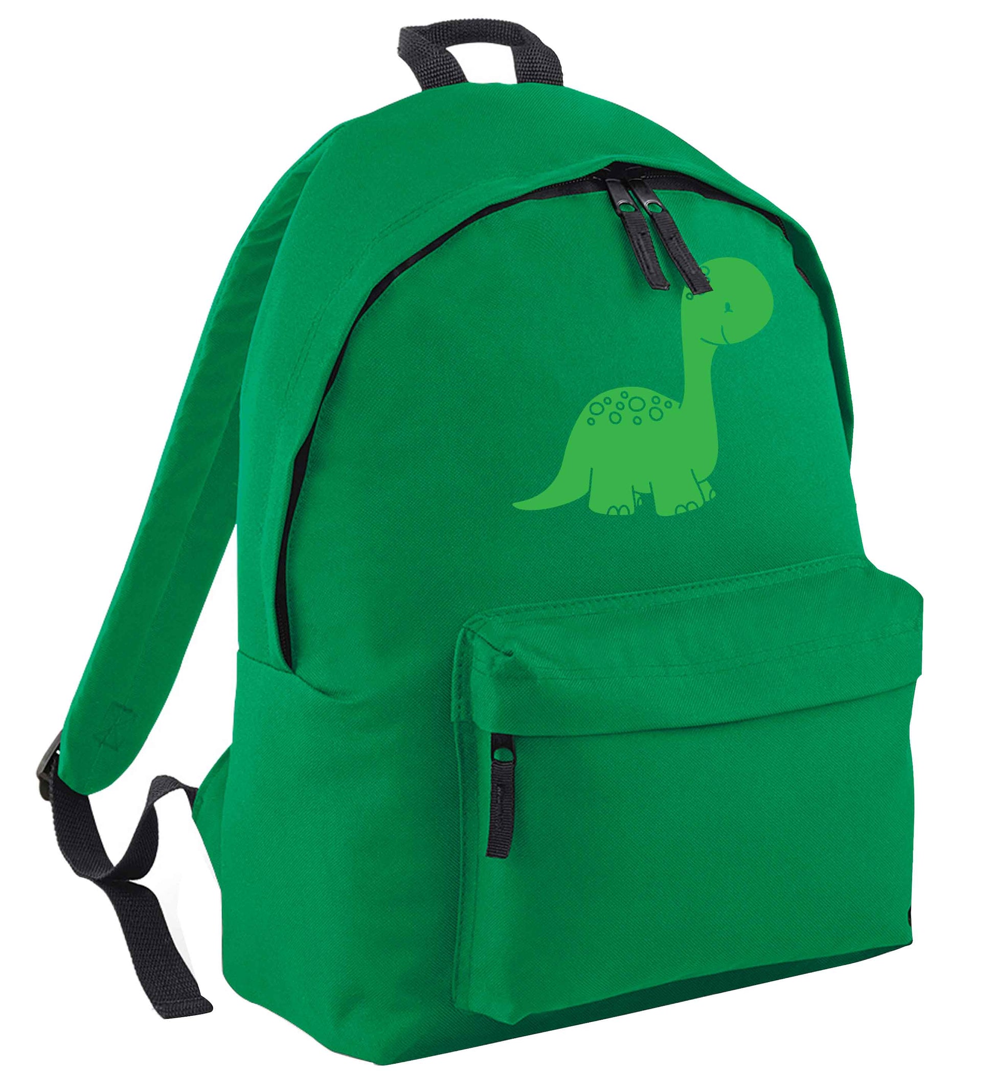 Dinosaur illustration green adults backpack
