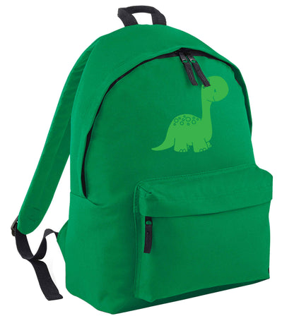 Dinosaur illustration green adults backpack